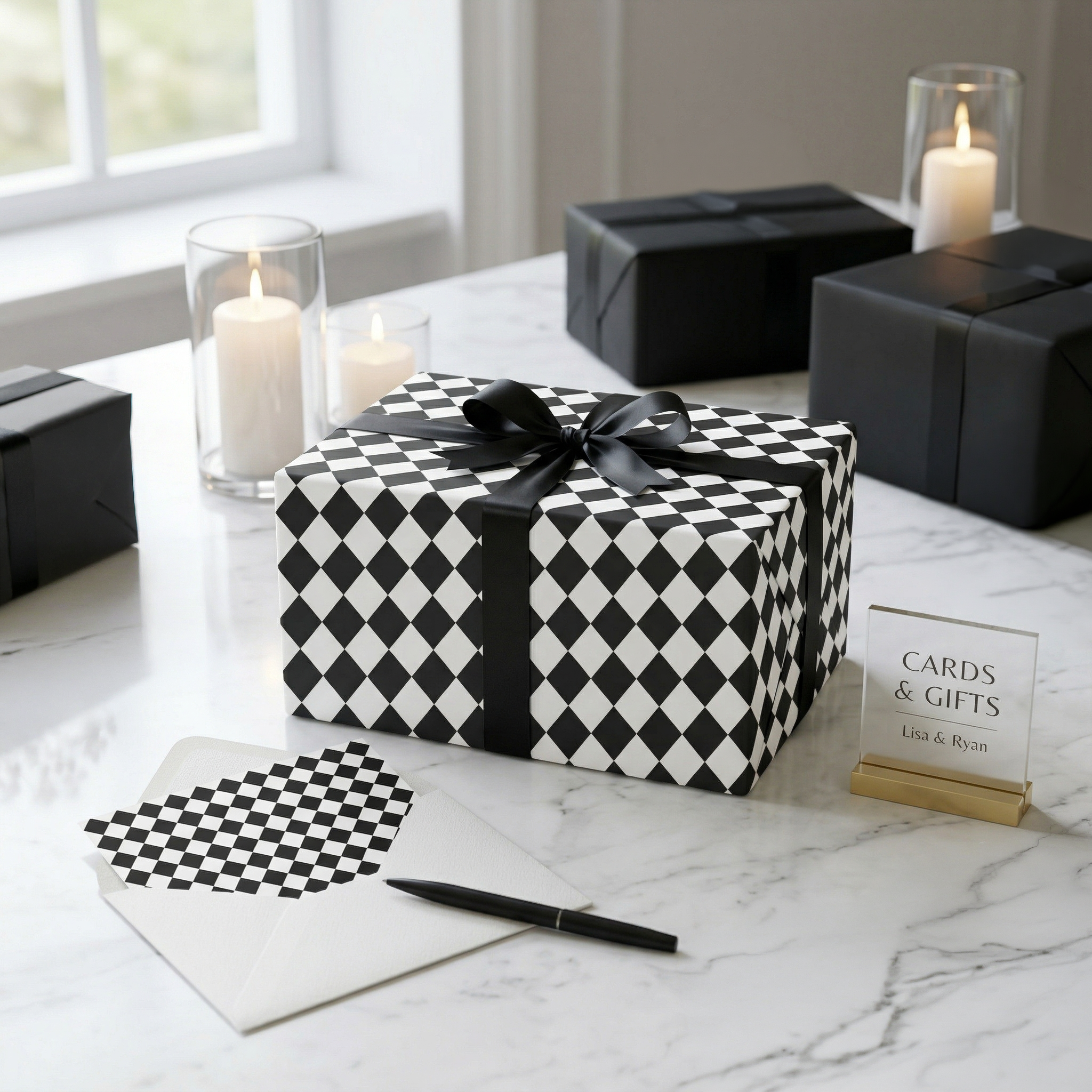 Tuxedo Tiling Gift Set
