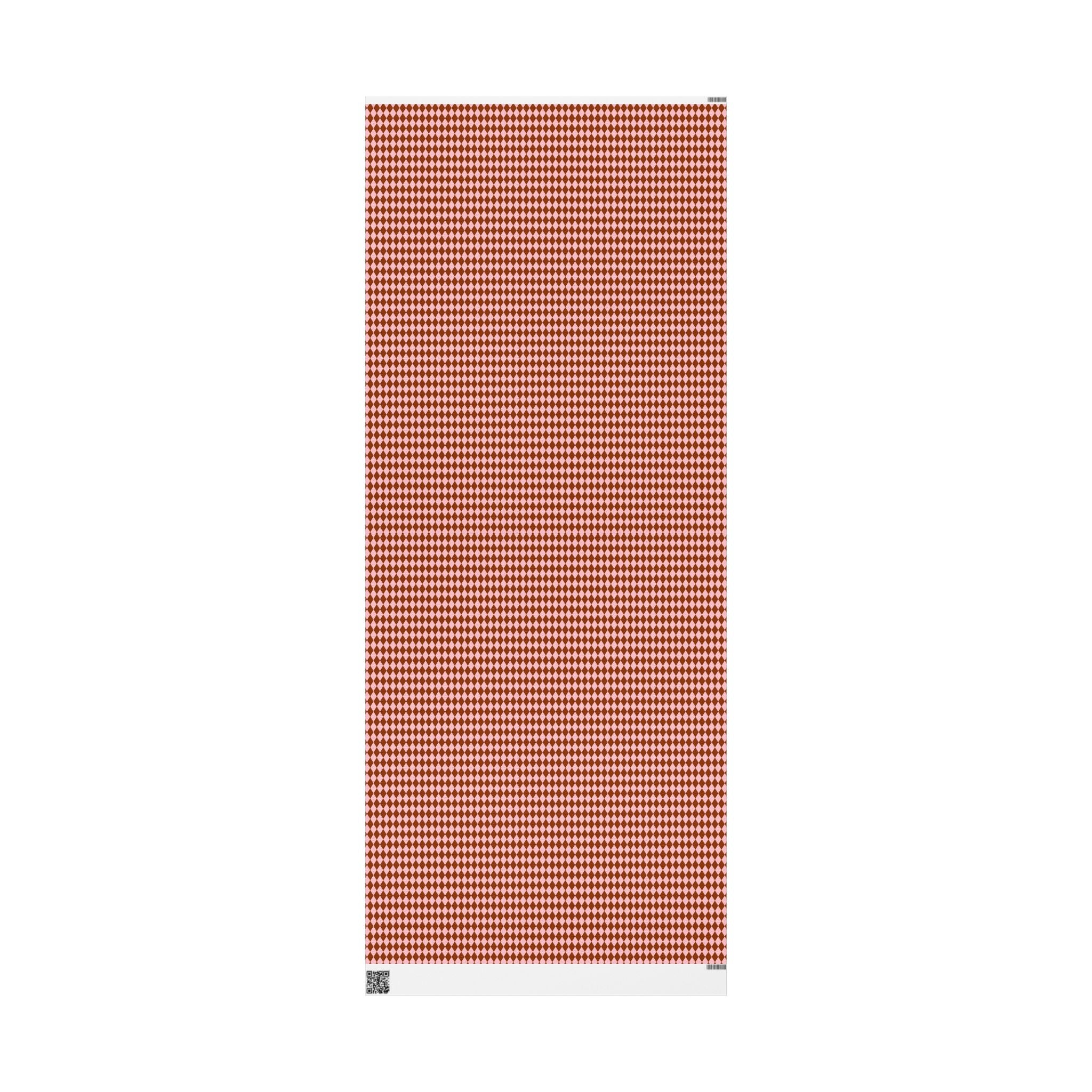 Copper Checkmate Wrapping Paper