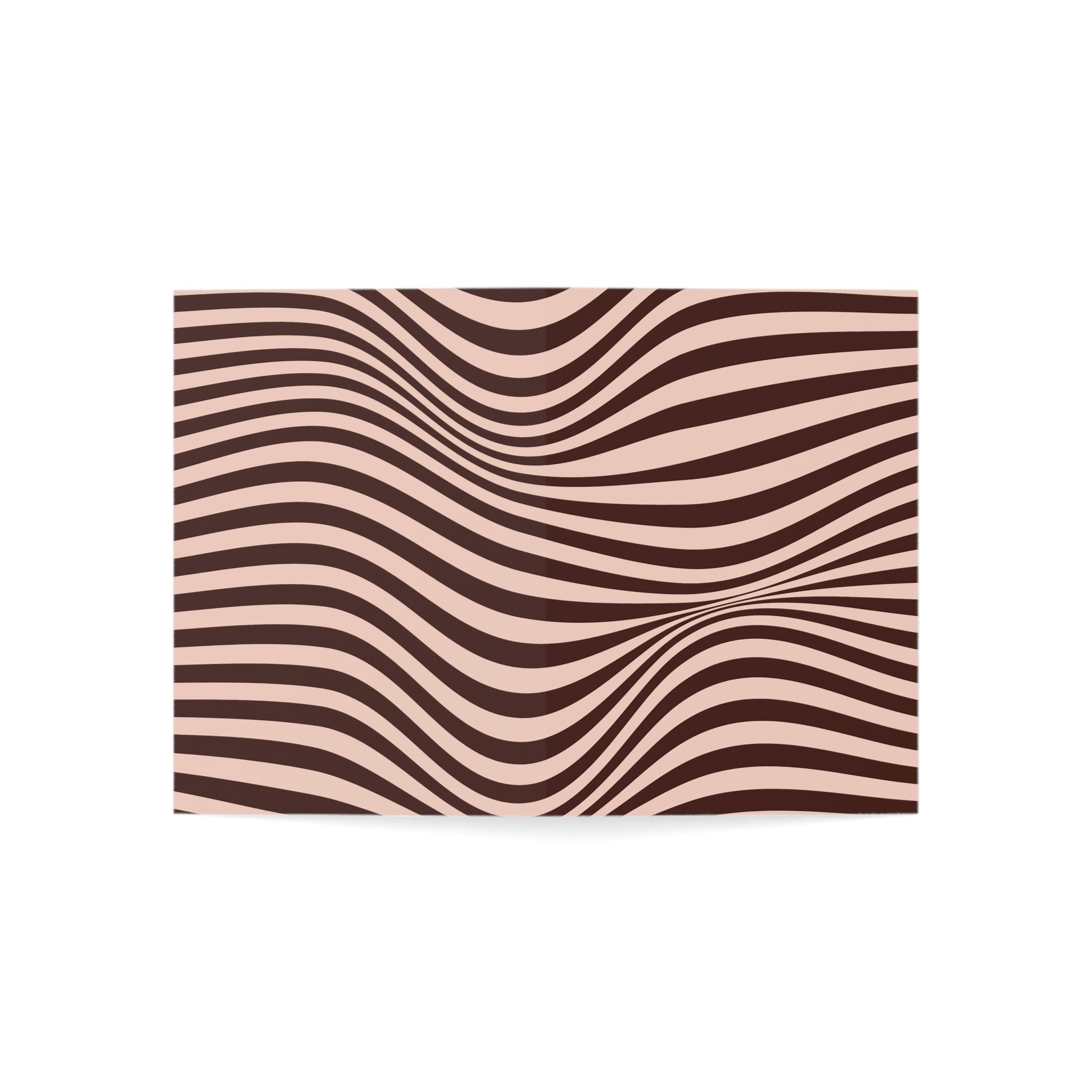 Mocha Current Greeting Card (Sets of 1, 10, 30, 50)