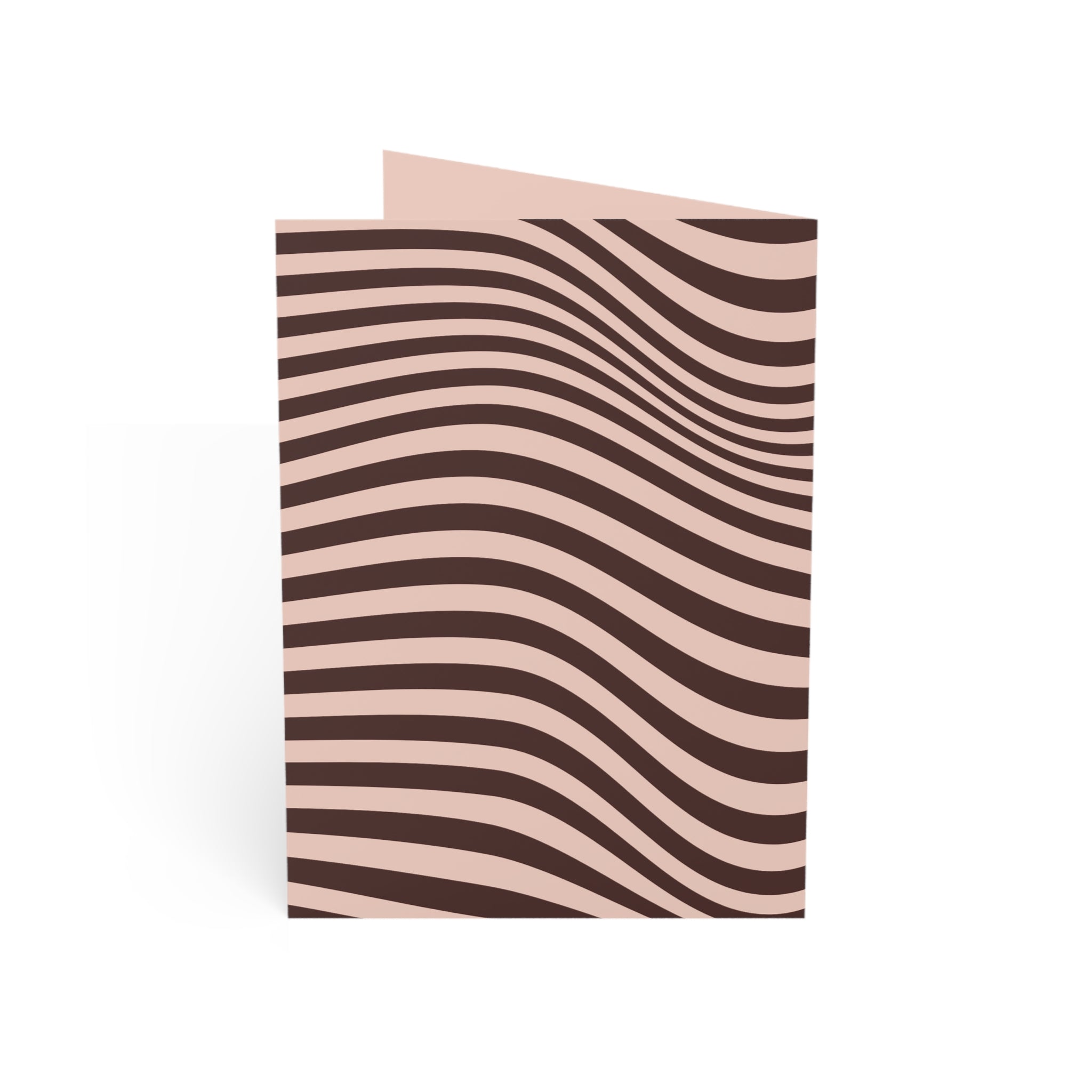 Mocha Current Greeting Card (Sets of 1, 10, 30, 50)