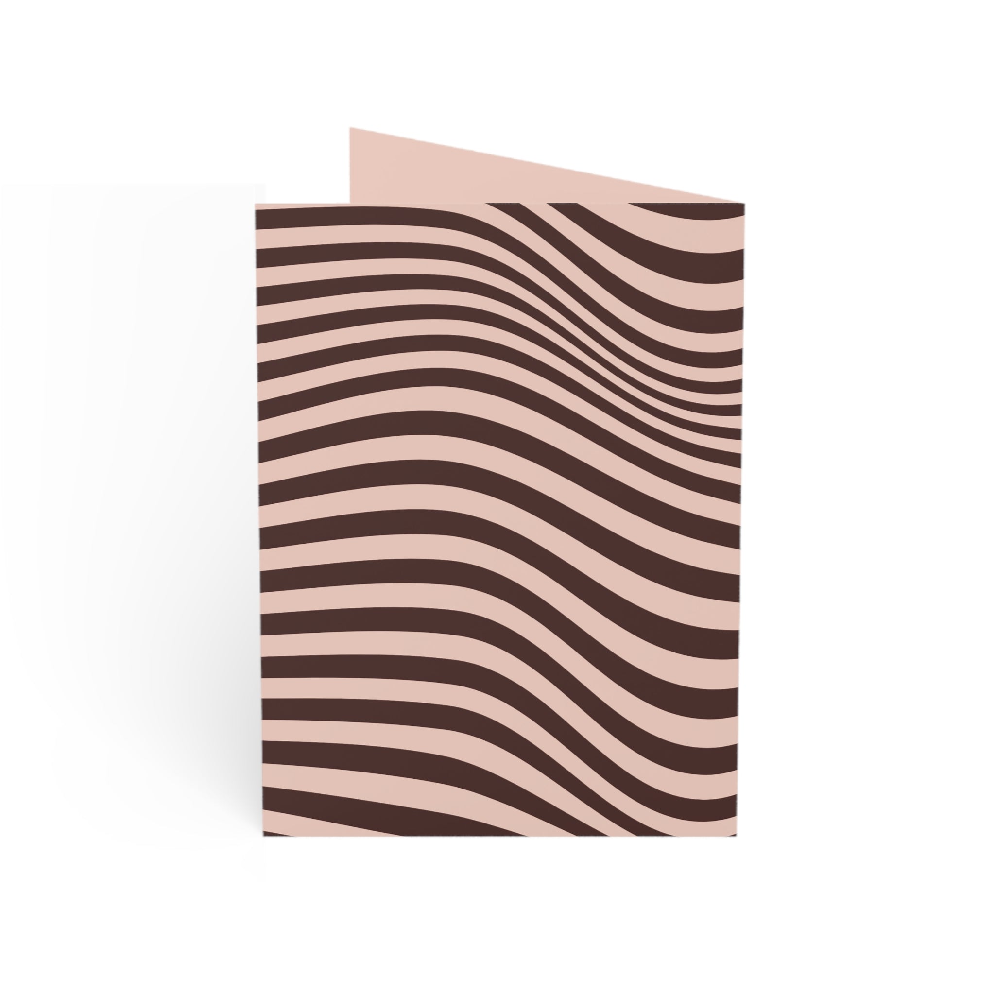 Mocha Current Greeting Card (Sets of 1, 10, 30, 50)