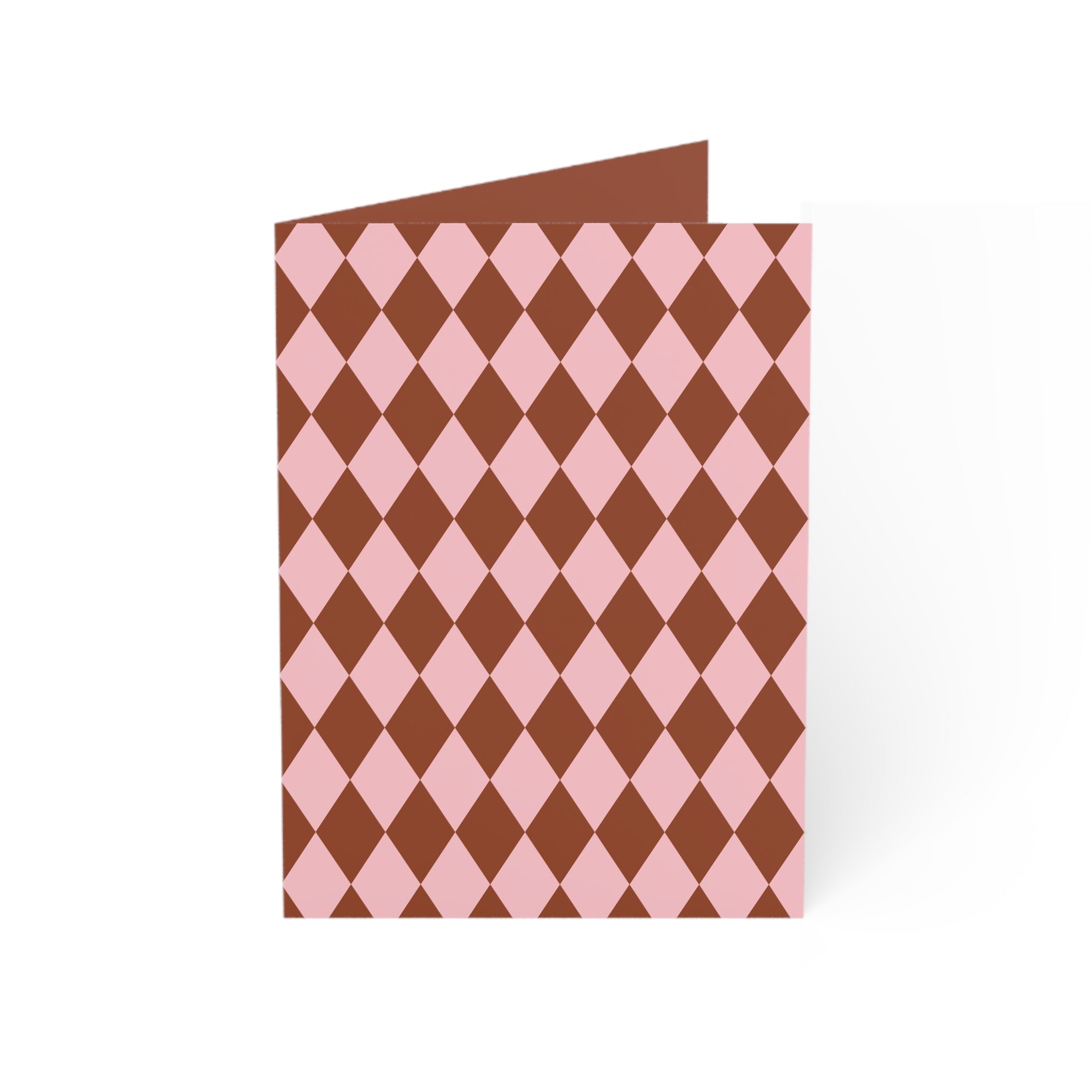 Copper Checkmate Greeting Cards (Sets of 1, 10, 30, 50)