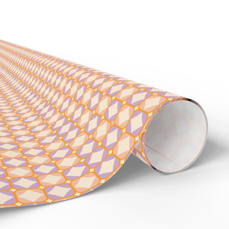 Peach & Lilac Wrapping Paper