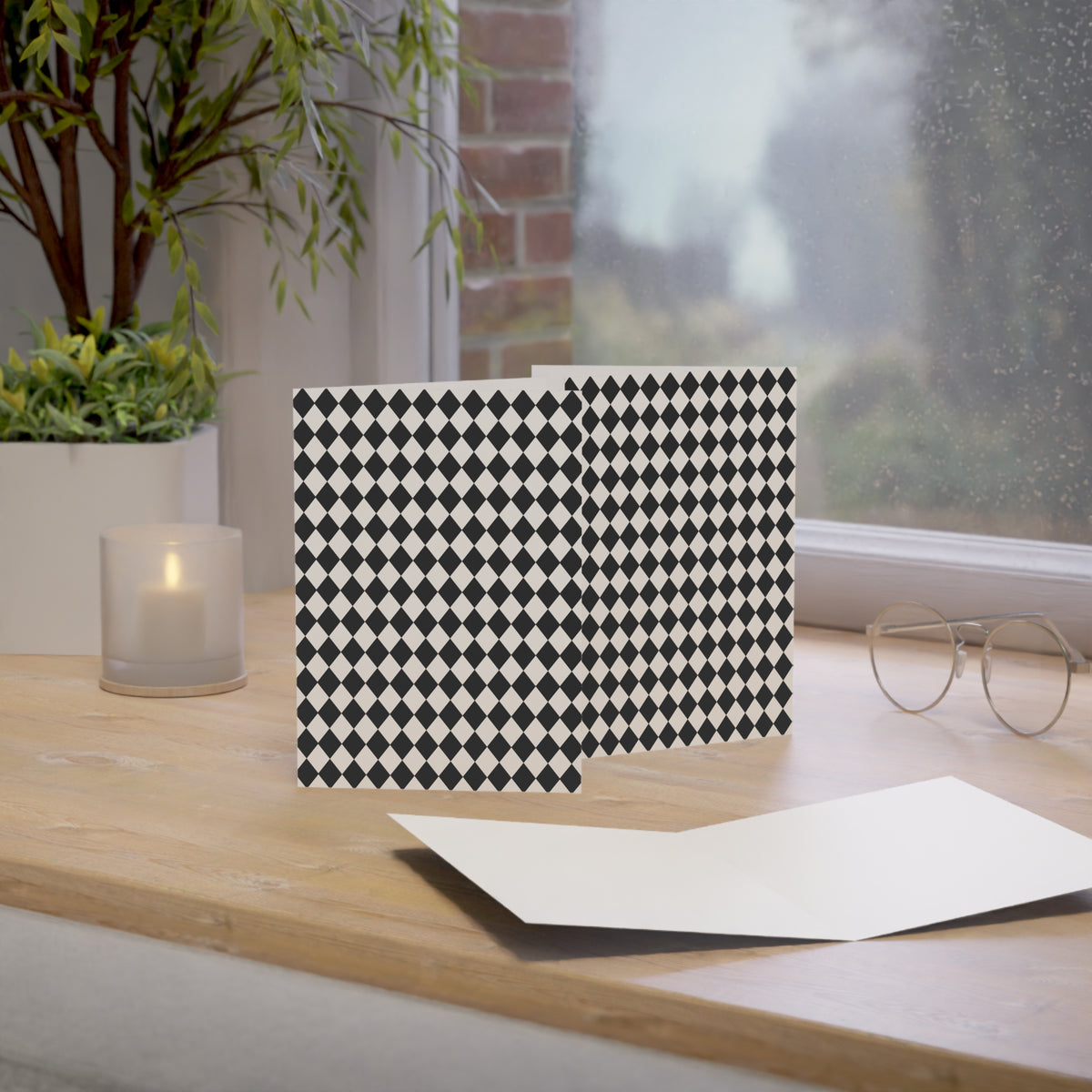 Tuxedo Tiling Greeting Cards