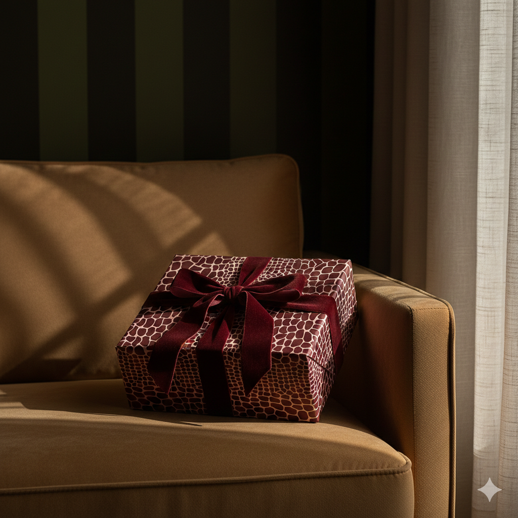 Velvet Croc Wrapping Paper