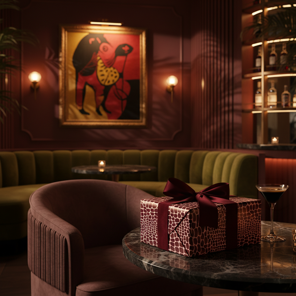 Velvet Croc Wrapping Paper