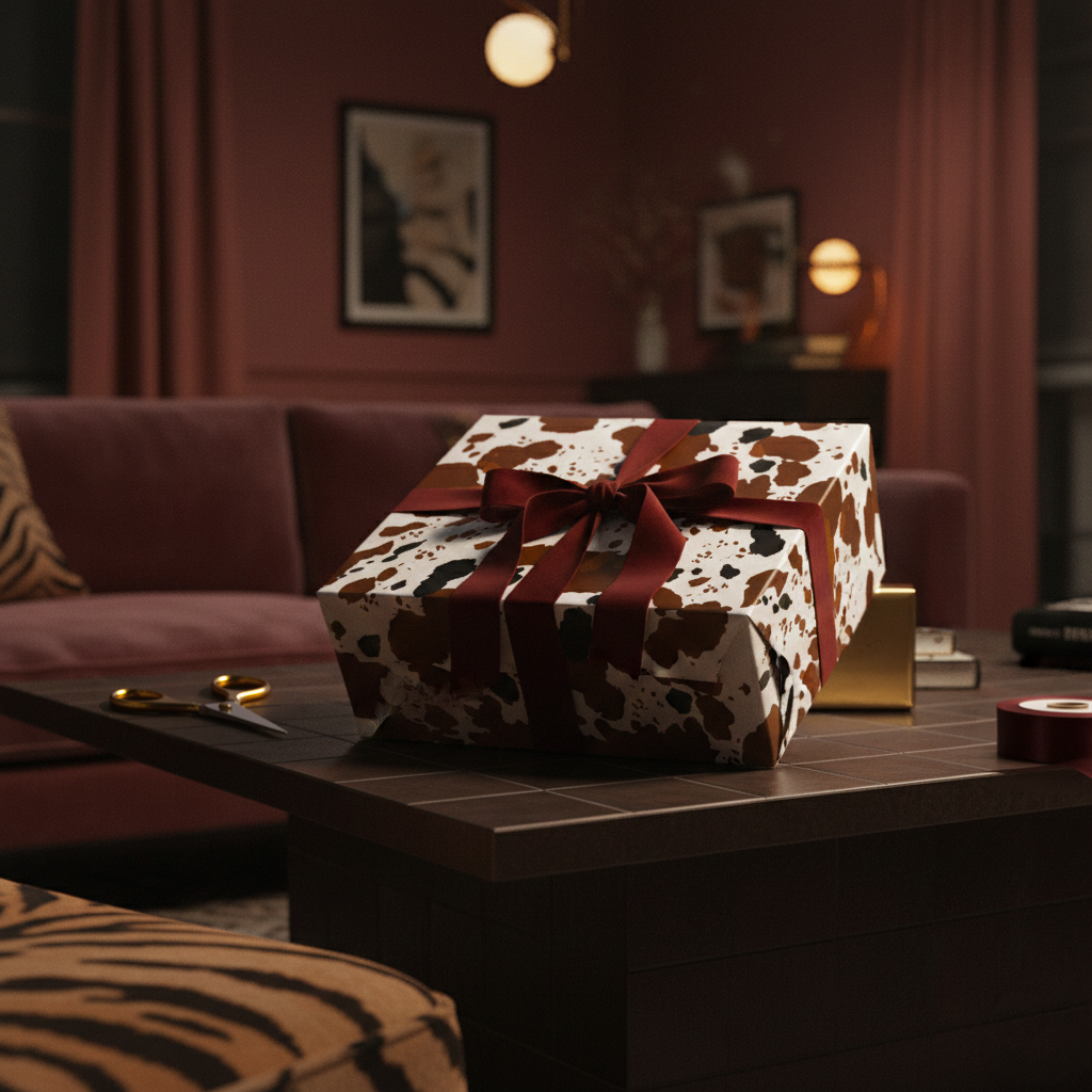 Cocoa Hide Wrapping Paper