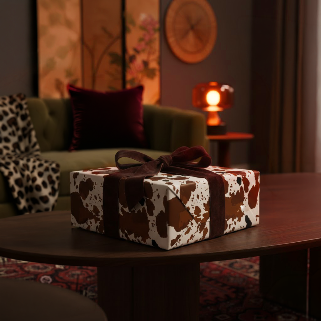 Cocoa Hide Wrapping Paper