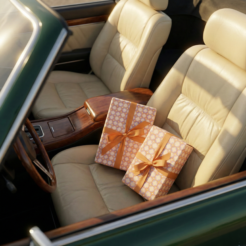 Peach & Lilac Wrapping Paper