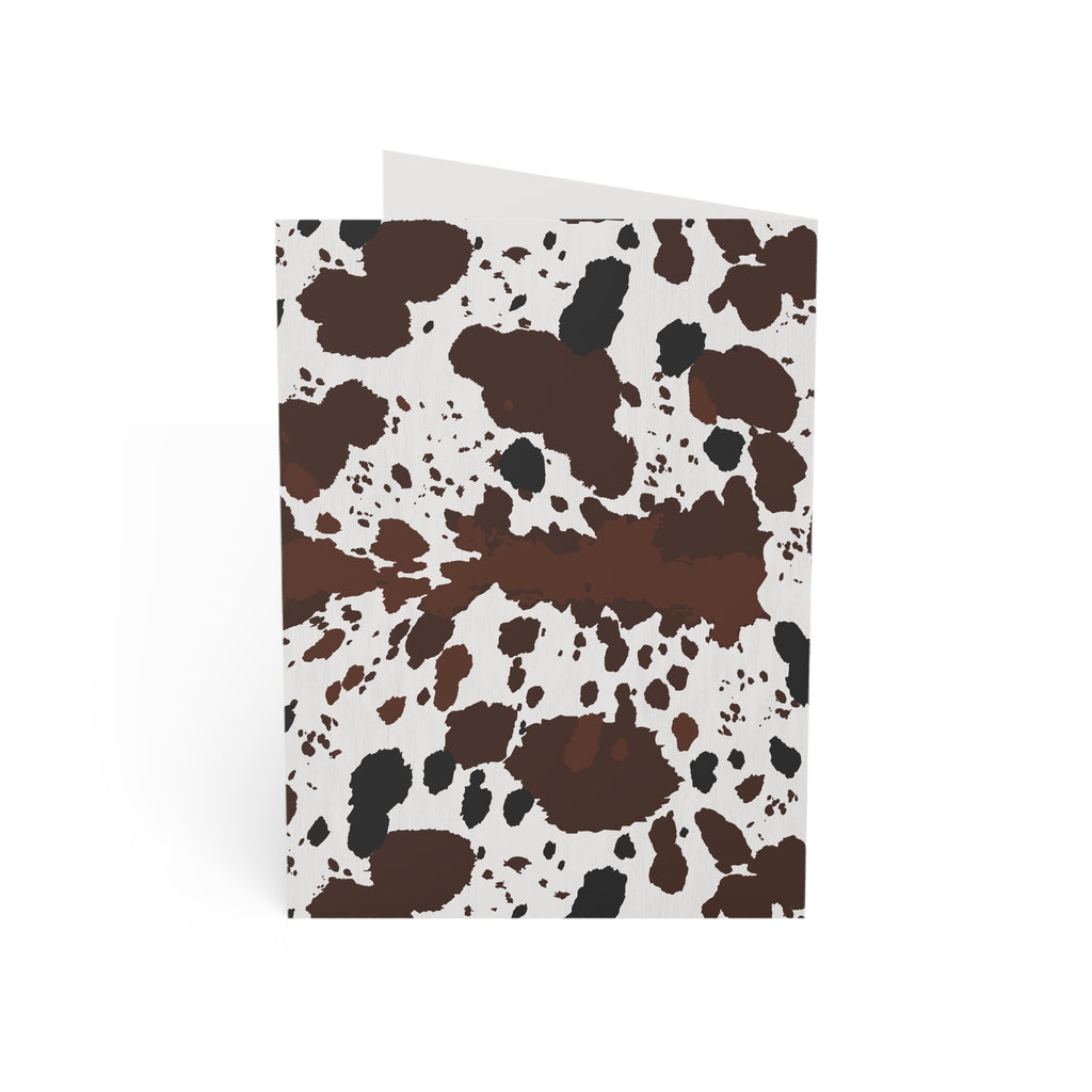 Cocoa Hide Greeting Cards (Set of 1, 10, 30, 50)