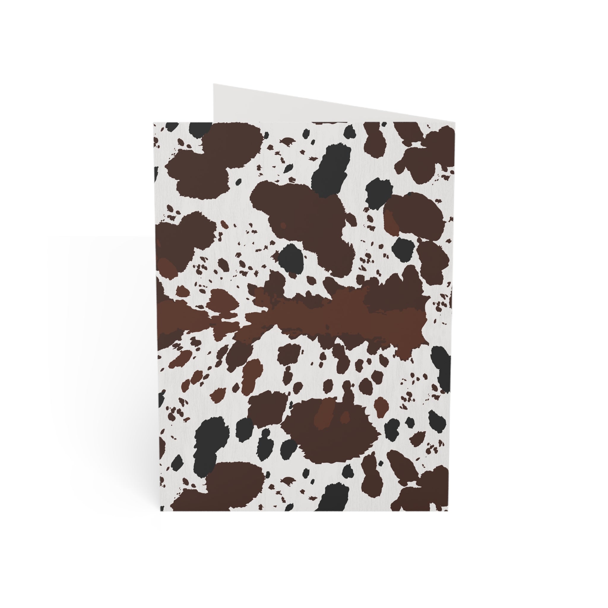 Cocoa Hide Greeting Cards (Set of 1, 10, 30, 50)