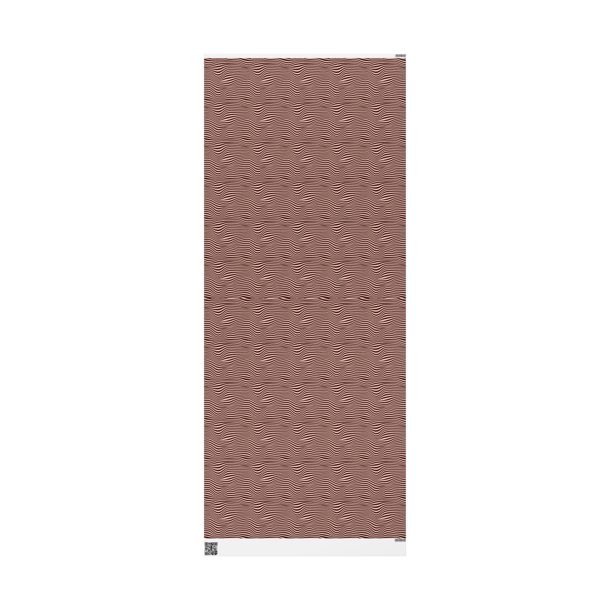 Mocha Current Wrapping Paper