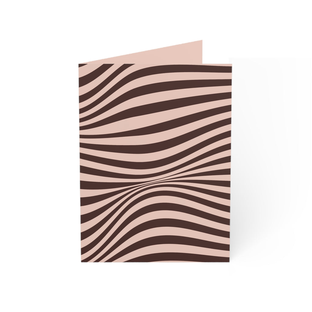 Mocha Current Greeting Card (Sets of 1, 10, 30, 50)