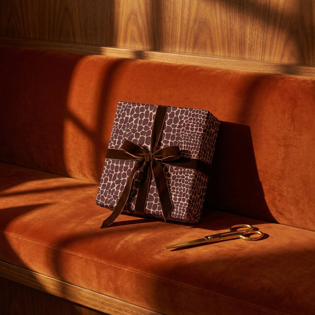 Velvet Croc Wrapping Paper