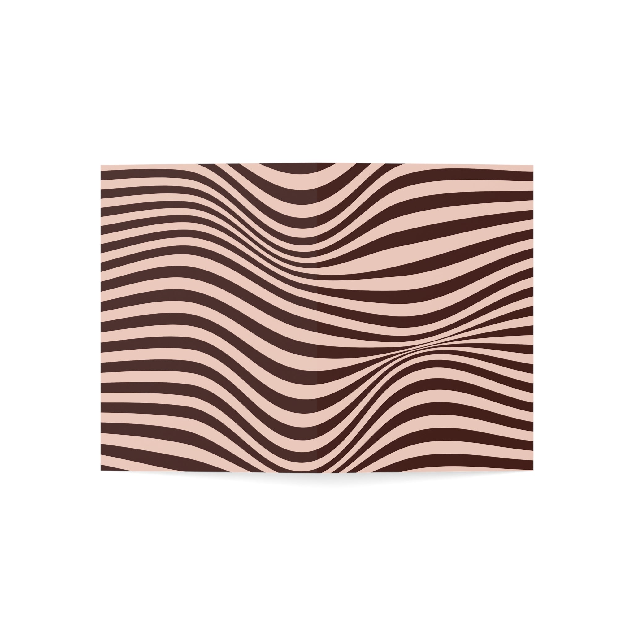 Mocha Current Greeting Card (Sets of 1, 10, 30, 50)