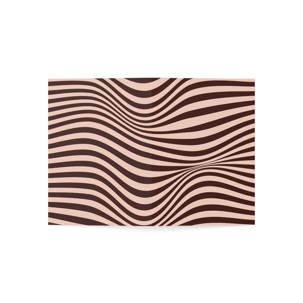 Mocha Current Greeting Card (Sets of 1, 10, 30, 50)