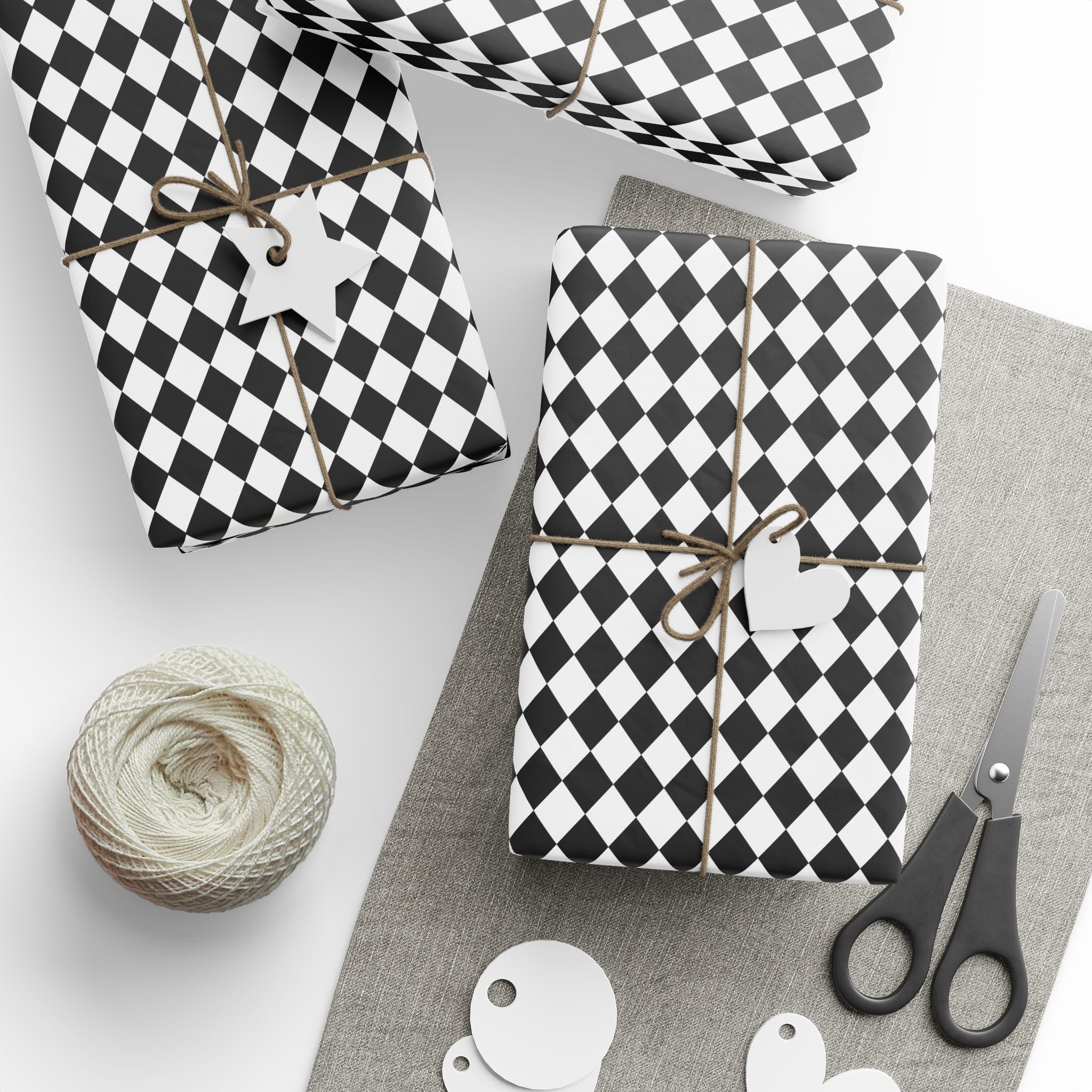 Tuxedo Tiling Wrapping Paper
