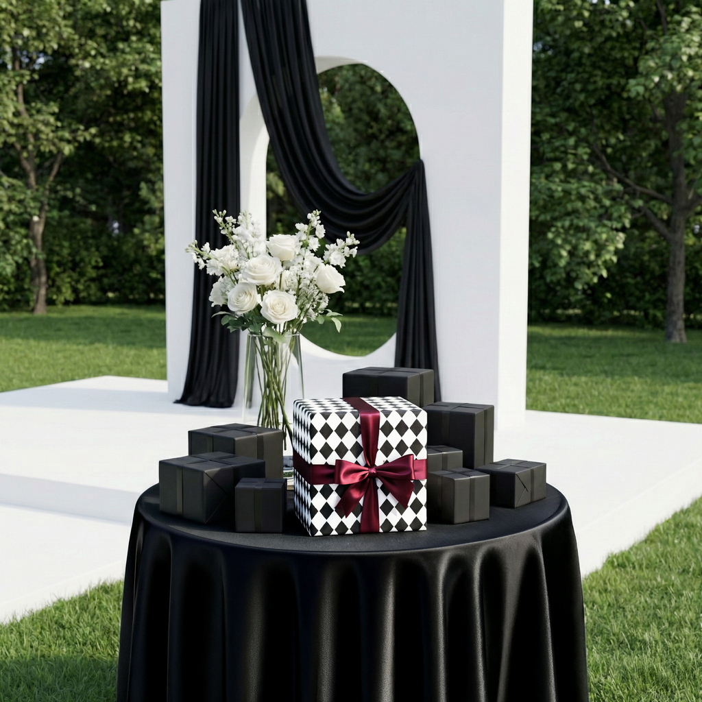 Tuxedo Tiling Wrapping Paper