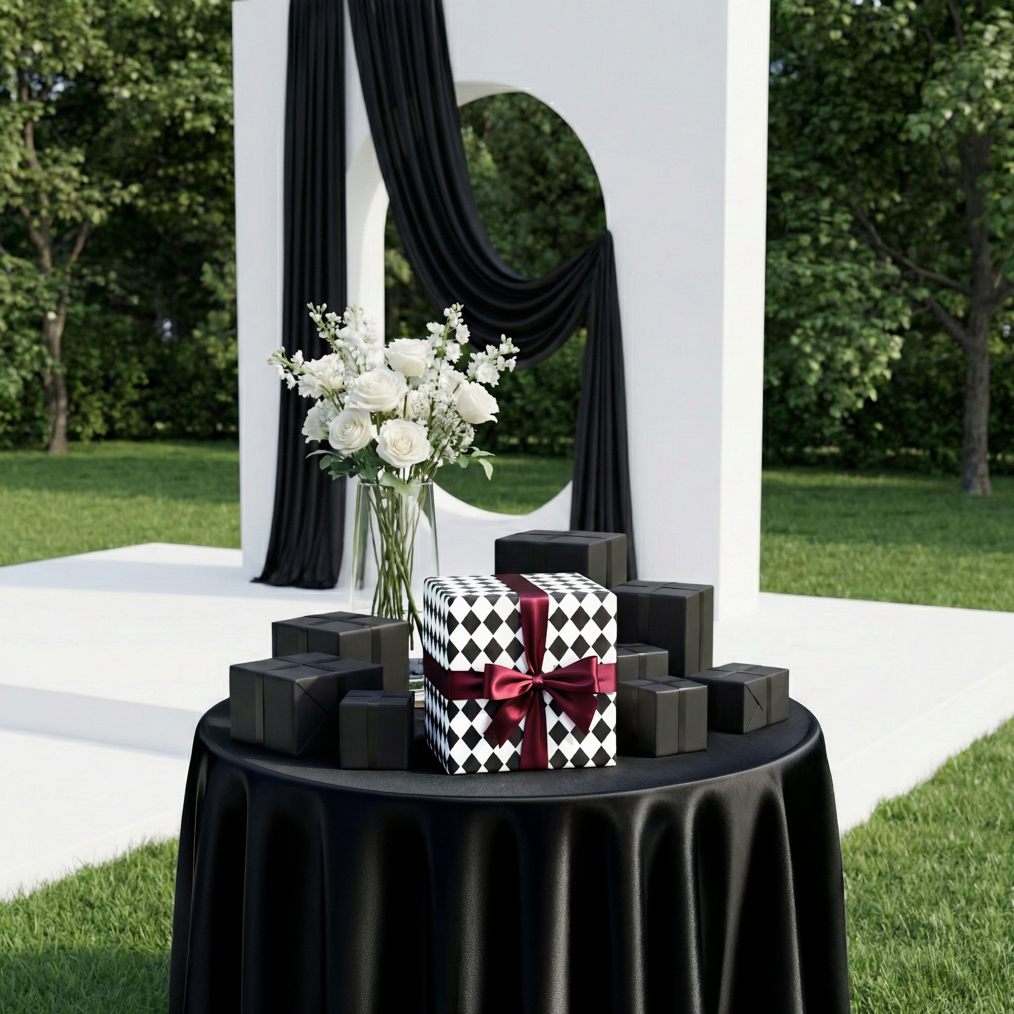 Tuxedo Tiling Wrapping Paper