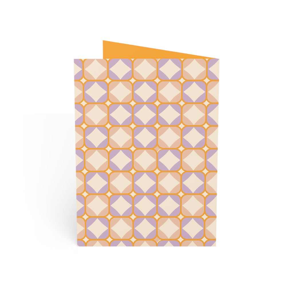 Peach & Lilac Greeting Cards (Sets of 1, 10, 30, 50)