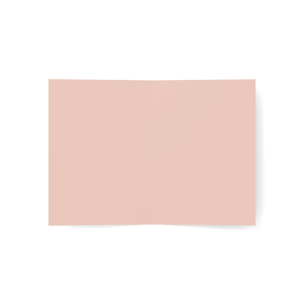 Mocha Current Greeting Card (Sets of 1, 10, 30, 50)