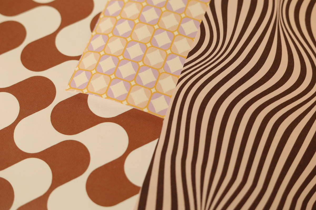 Peach & Lilac Wrapping Paper