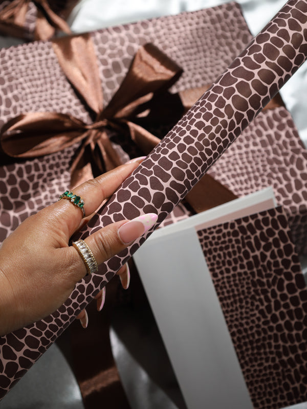 Velvet Croc Wrapping Paper