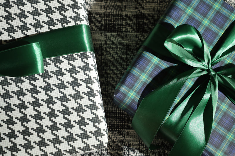French Tweed & Founders' Plaid Wrapping Papers