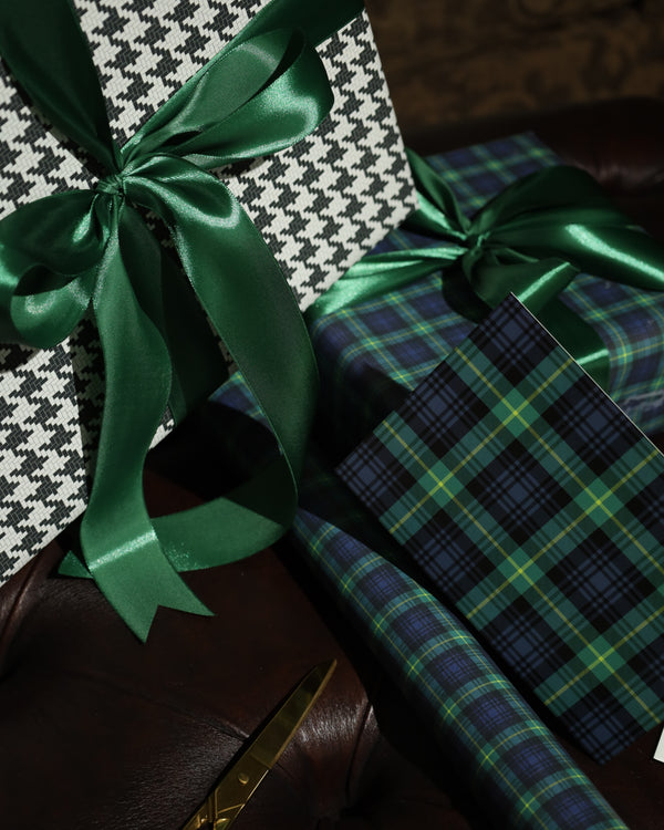French Tweed & Founders' Plaid Wrapping Papers